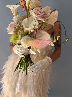 Elegant Botanical Bridal Bouquet, Classic