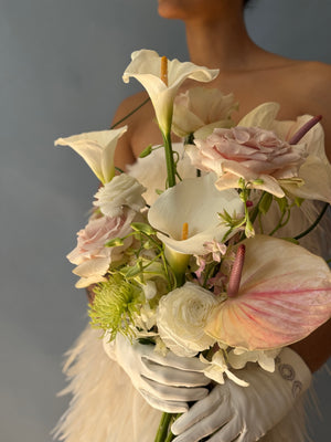 Elegant Botanical Bridal Bouquet, Classic
