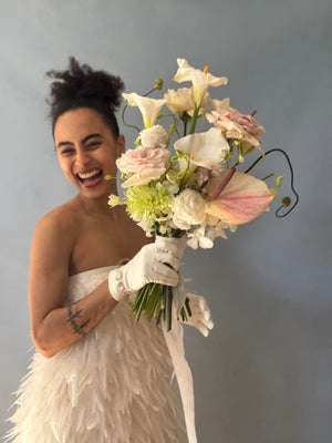 Elegant Botanical Bridal Bouquet, Classic