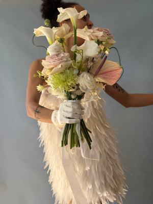 Elegant Botanical Bridal Bouquet, Classic
