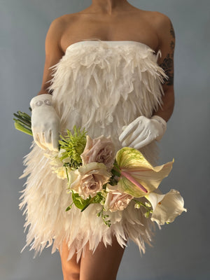 Elegant Botanical Bridal Bouquet, Quaint