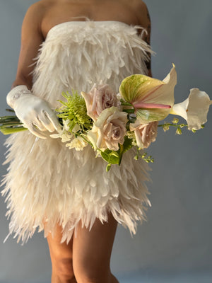 Elegant Botanical Bridal Bouquet, Quaint