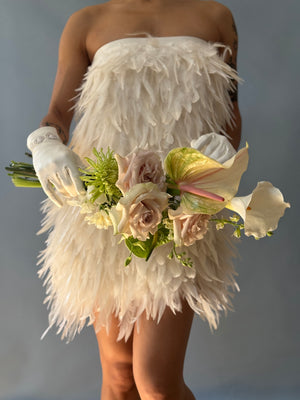 Elegant Botanical Bridal Bouquet, Quaint
