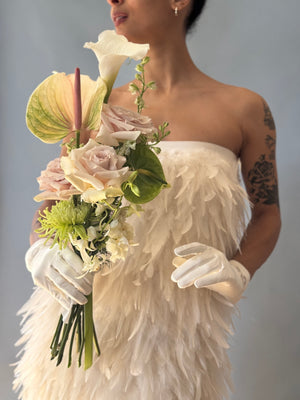 Elegant Botanical Bridal Bouquet, Quaint