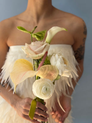 Elegant Botanical Bridesmaid Bouquet