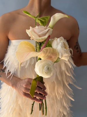 Elegant Botanical Bridesmaid Bouquet