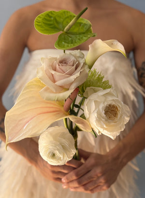 Elegant Botanical Bridesmaid Bouquet