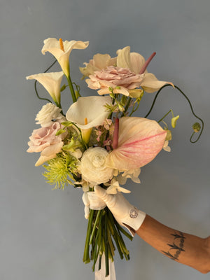 Elegant Botanical Bridal Bouquet, Classic