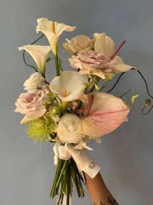 Elegant Botanical Bridal Bouquet, Classic
