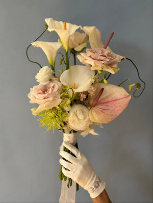 Elegant Botanical Bridal Bouquet, Classic