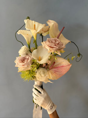 Elegant Botanical Bridal Bouquet, Classic