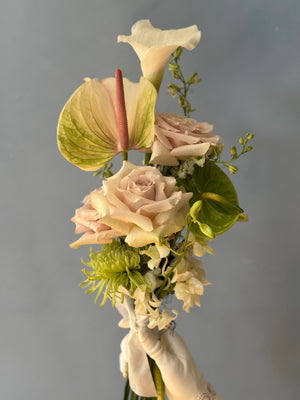 Elegant Botanical Bridal Bouquet, Quaint