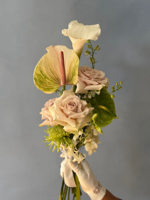 Elegant Botanical Bridal Bouquet, Quaint
