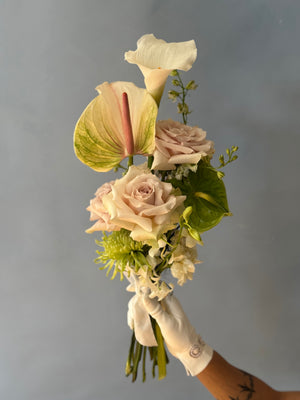 Elegant Botanical Bridal Bouquet, Quaint