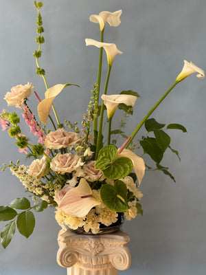 Elegant Botanical Flower Meadow