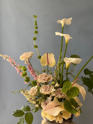 Elegant Botanical Flower Meadow