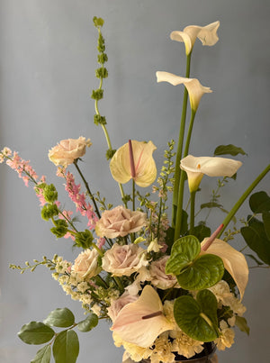Elegant Botanical Flower Meadow