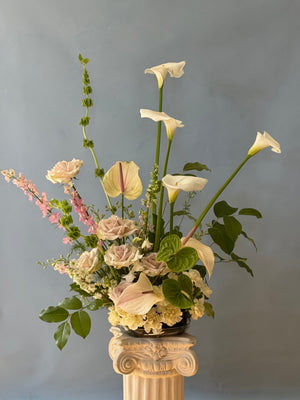 Elegant Botanical Flower Meadow