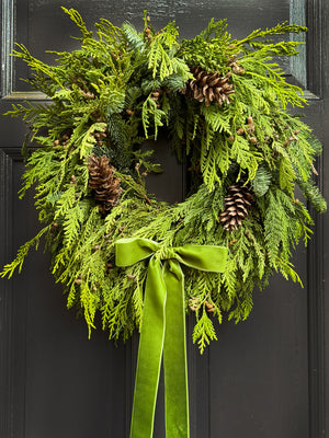 Pinecone Wreath