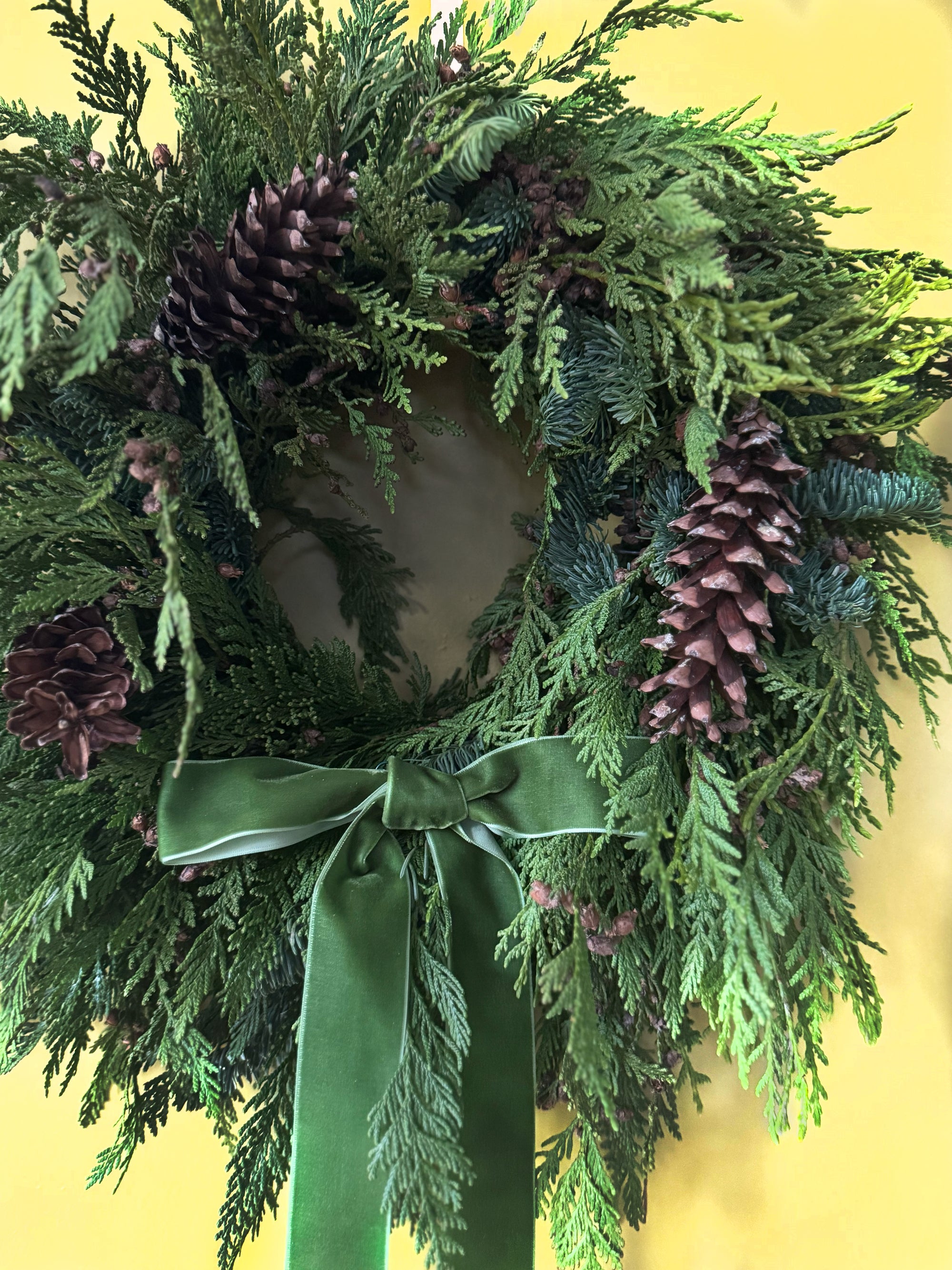 Pinecone Wreath