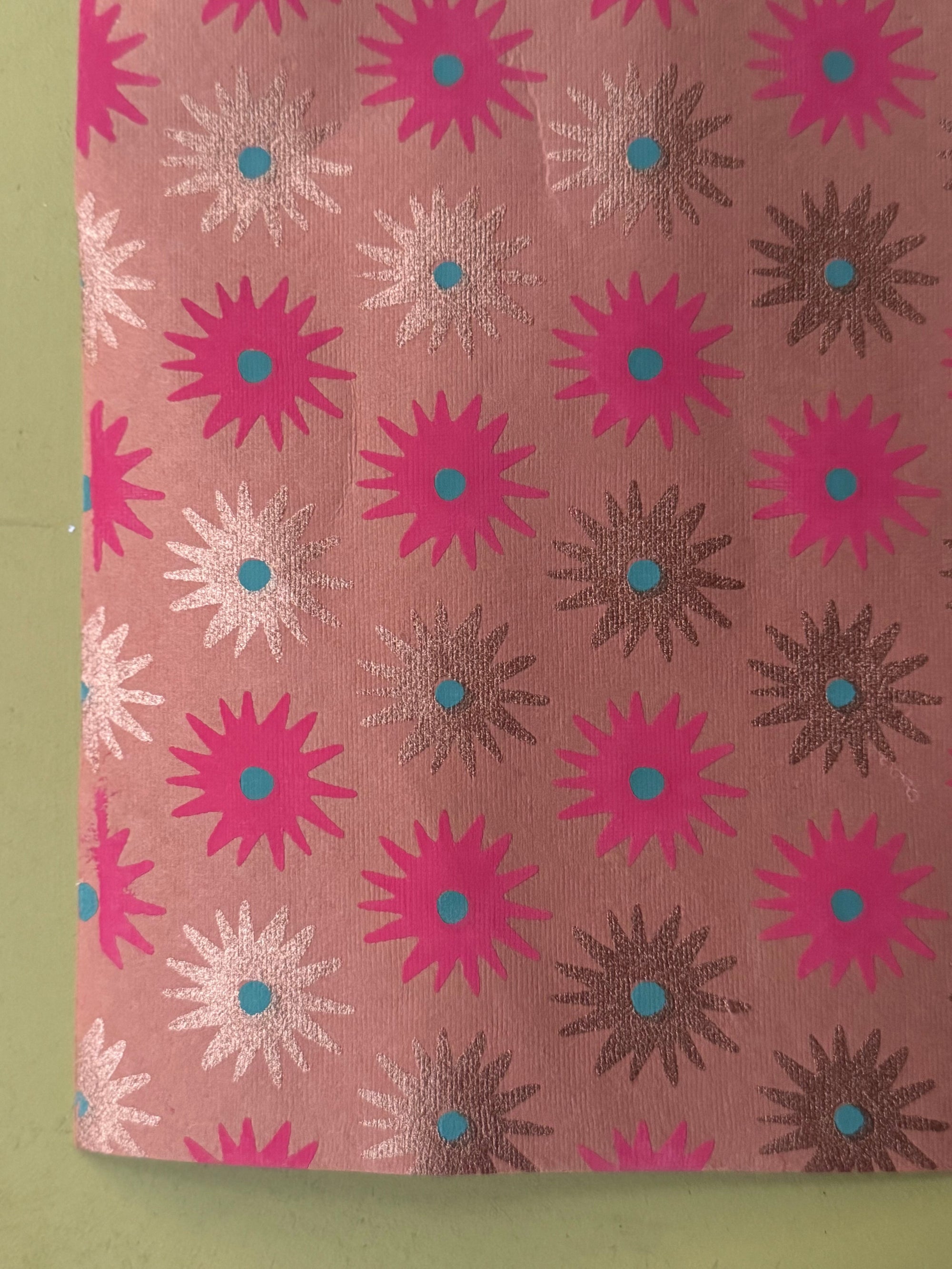 Screen Printed Gift Wrap