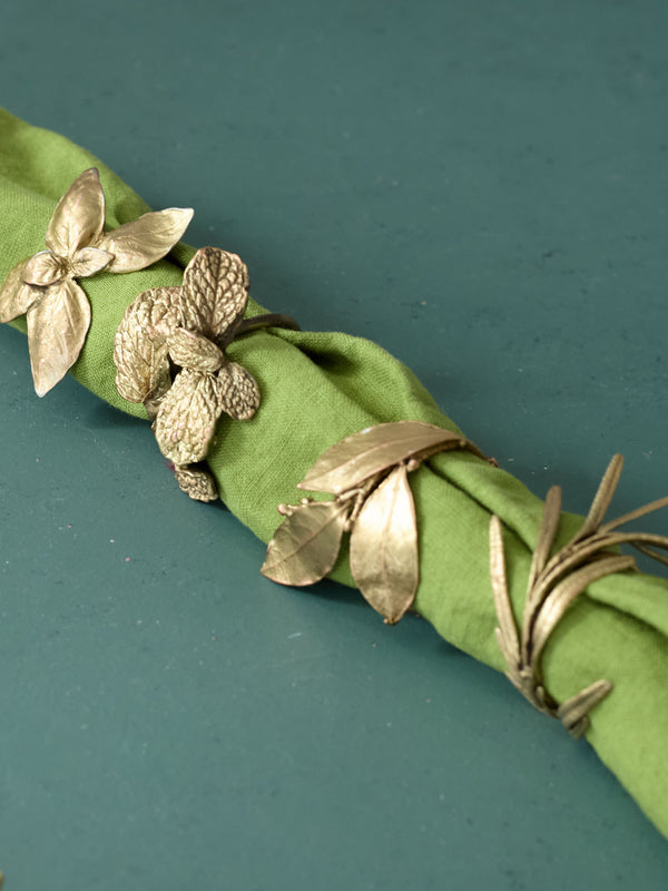 Assorted Napkin Rings Napkin Ring, Assorted Herb - Walter Pine Floral Studio