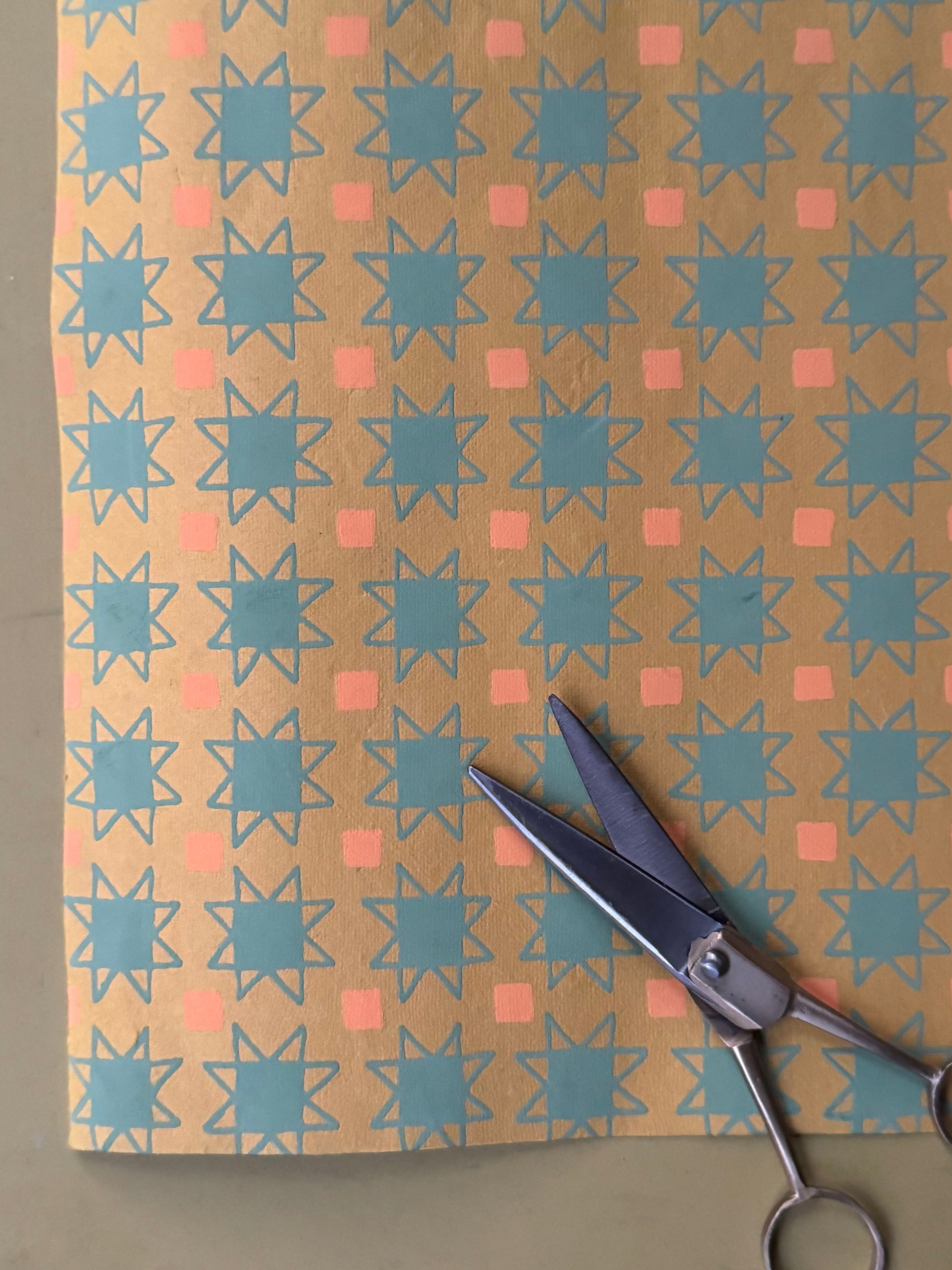 Screen Printed Gift Wrap