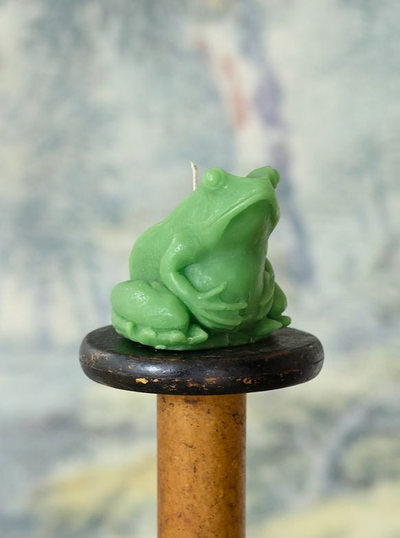 Beeswax Frog Candle