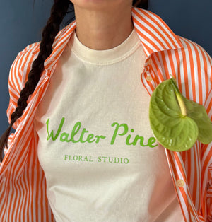 Walter Pine Tee, Ivory SS