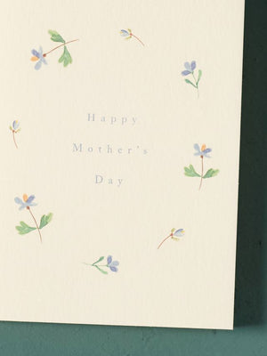 Flowers of Blue Mother's Day Card