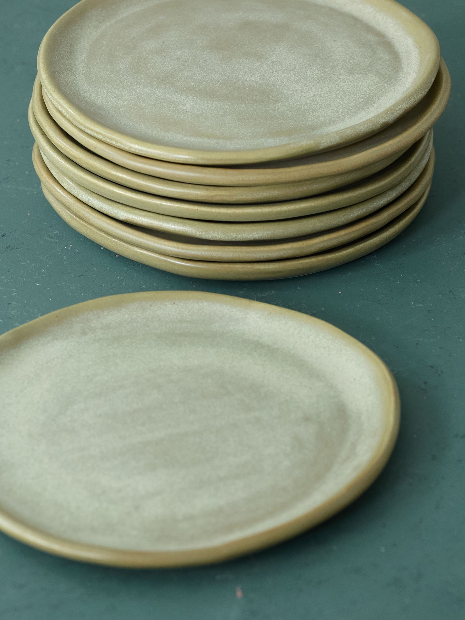 Porcelain Plate, Wasabi