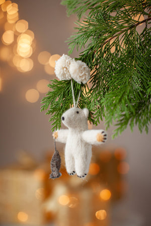 Peter Polar Bear Ornament