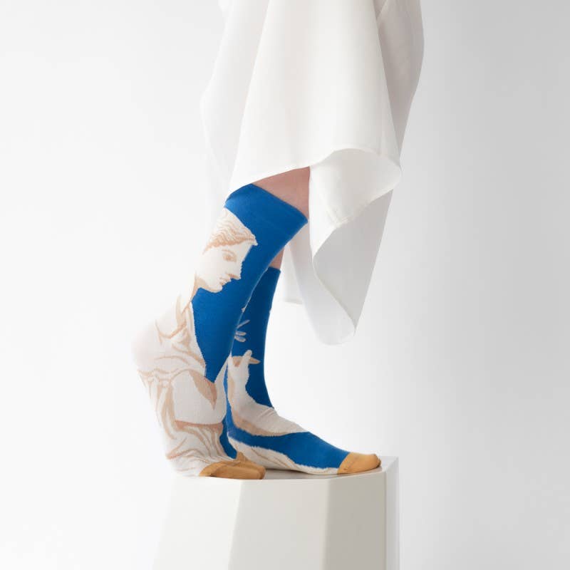 Cobalt Statue Sock