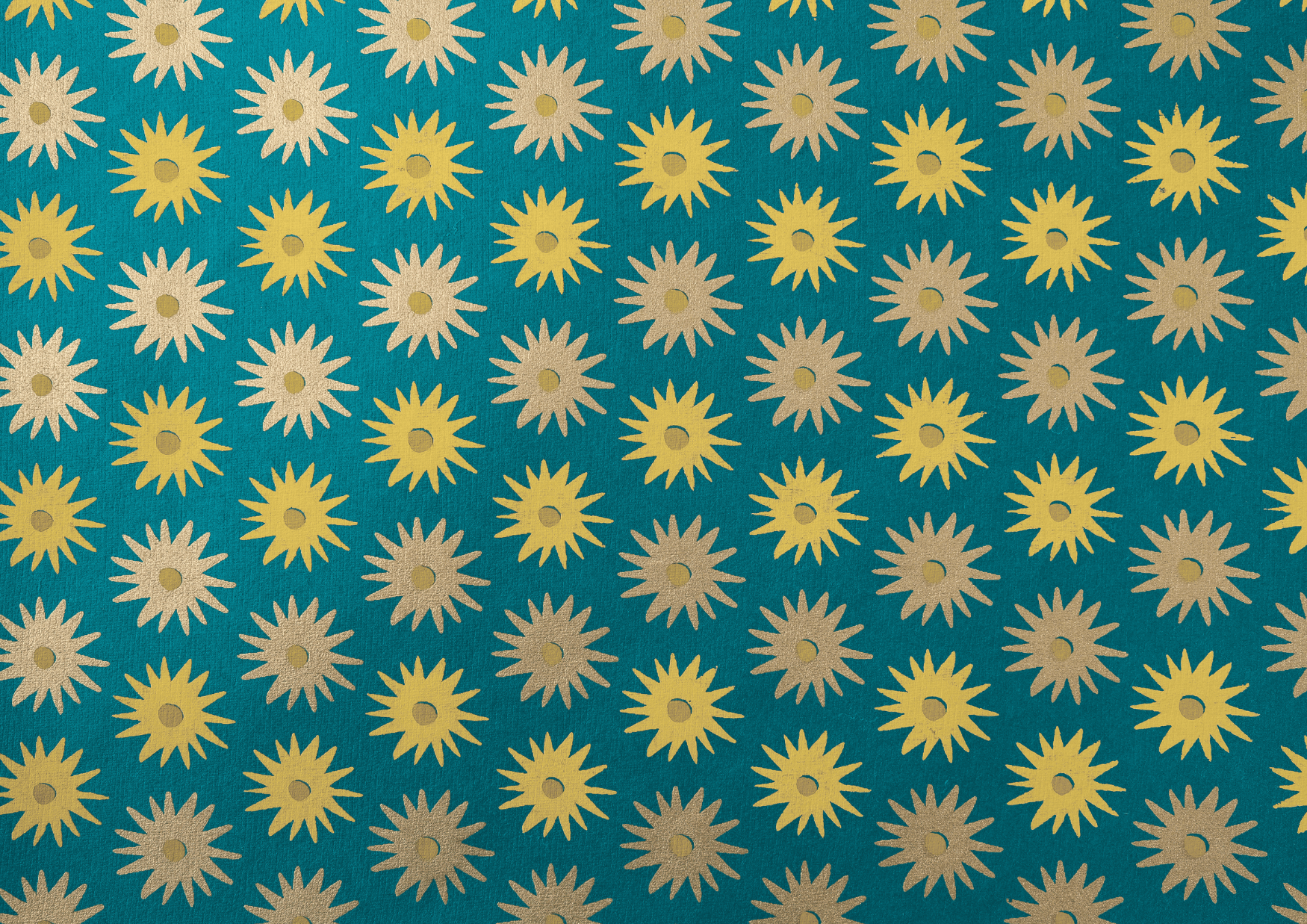 Screen Printed Gift Wrap