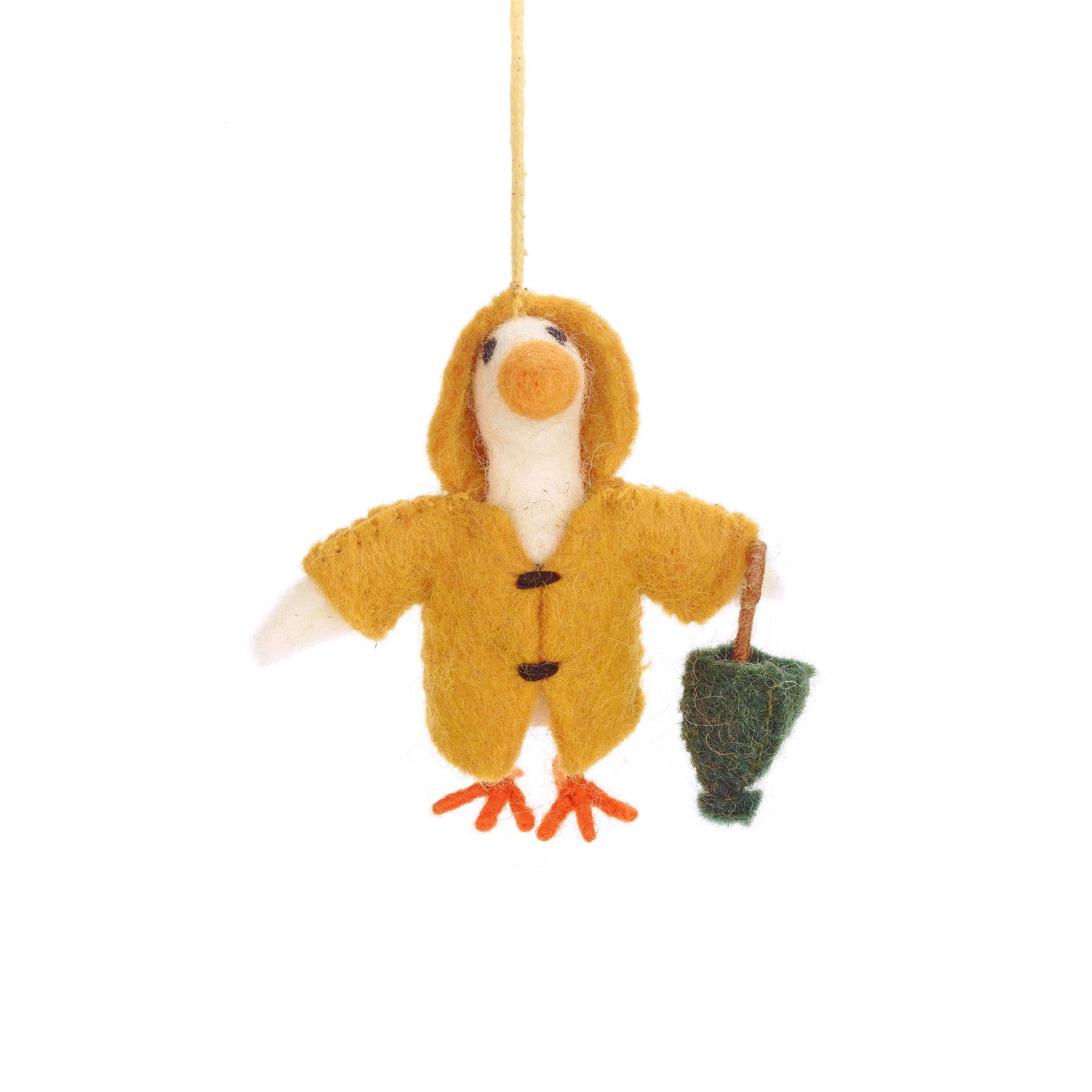 Puddles the Goose Felt Ornament