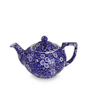 Burleigh Teapot, Blue Calico