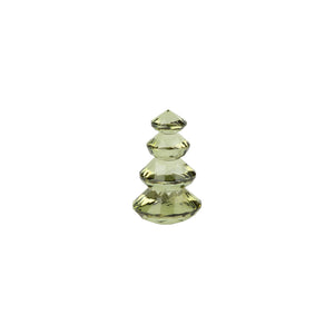 Glass Tiered Tree, Small Green