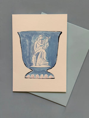 Greek Goddess Vase Card