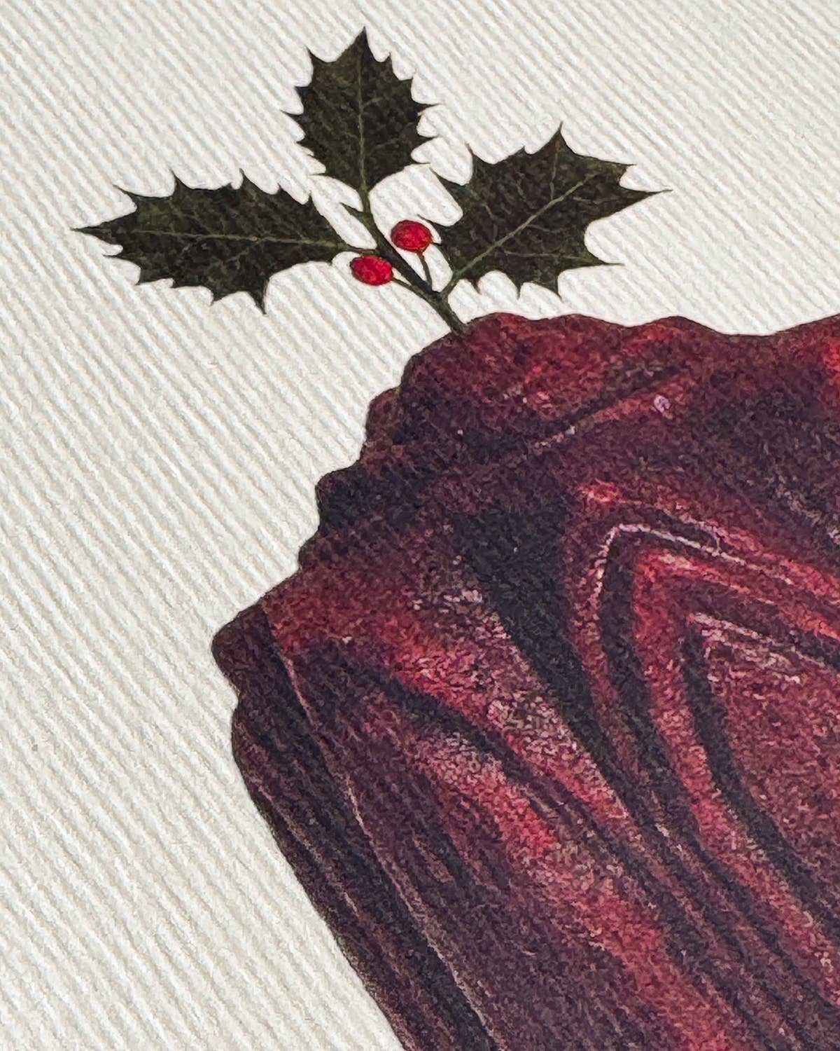 Christmas Plum Pudding Card