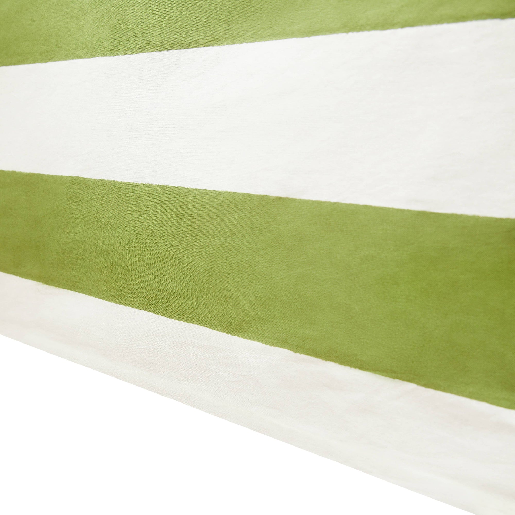 Striped French Tablecloth, Green