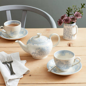 Burleigh Teapot, Blue Asiatic Pheasants