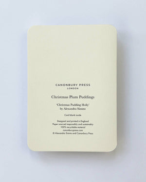 Christmas Plum Pudding Card