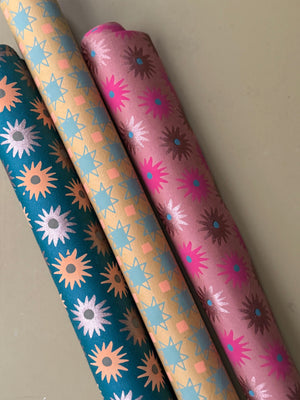Screen Printed Gift Wrap