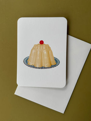 Custard Cream Blancmange Card