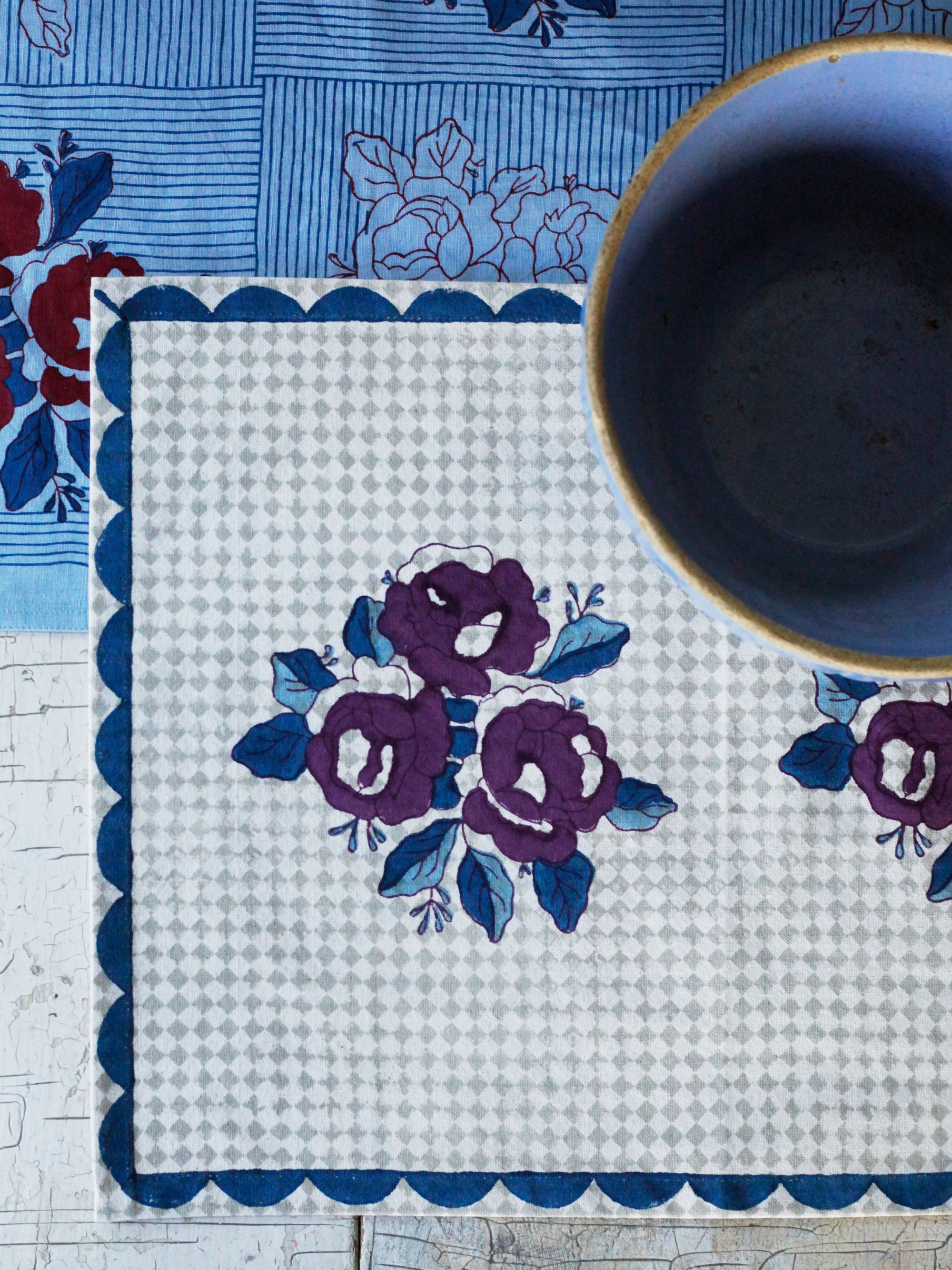 Indira, Block-Printed Placemat