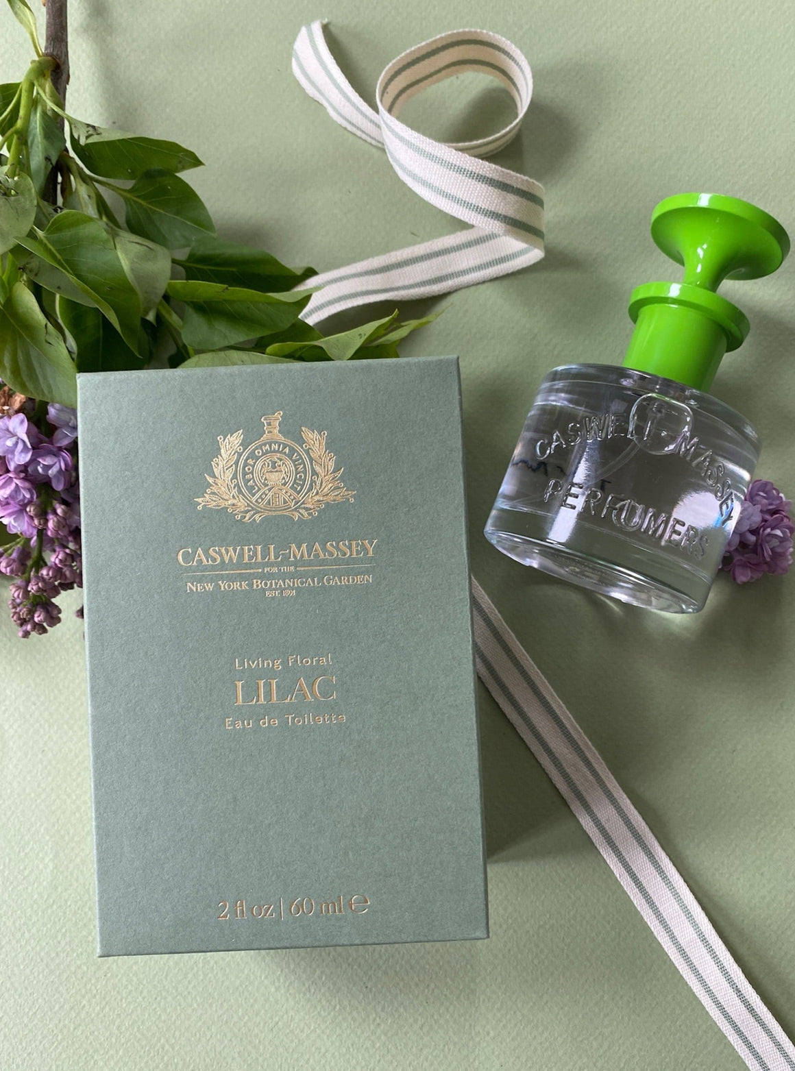 Caswell-Massey Lilac Eau de Toilette, Delicate & Elegant Floral Fragrance  Inspired by New York Botanical Garden, Sample Size Vial, 0.25 Fl Oz
