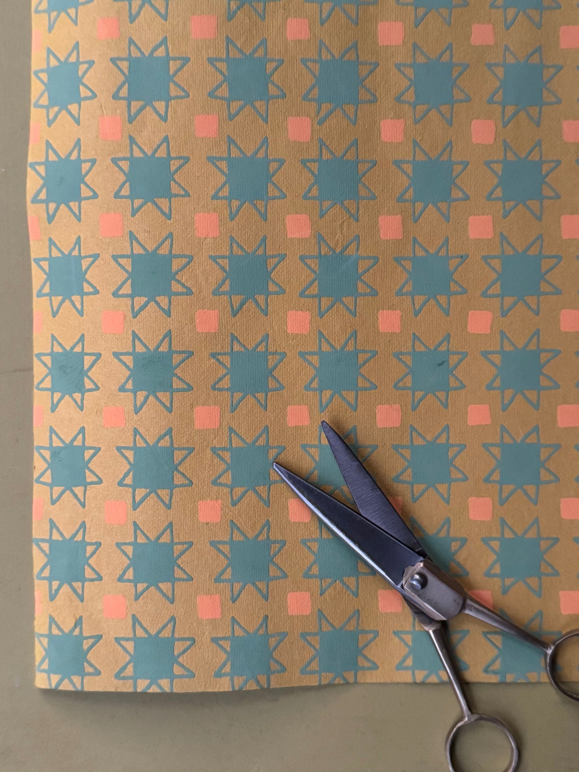 Screen Printed Gift Wrap
