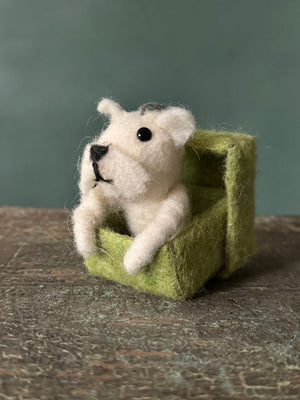 Puppy Present Ornament