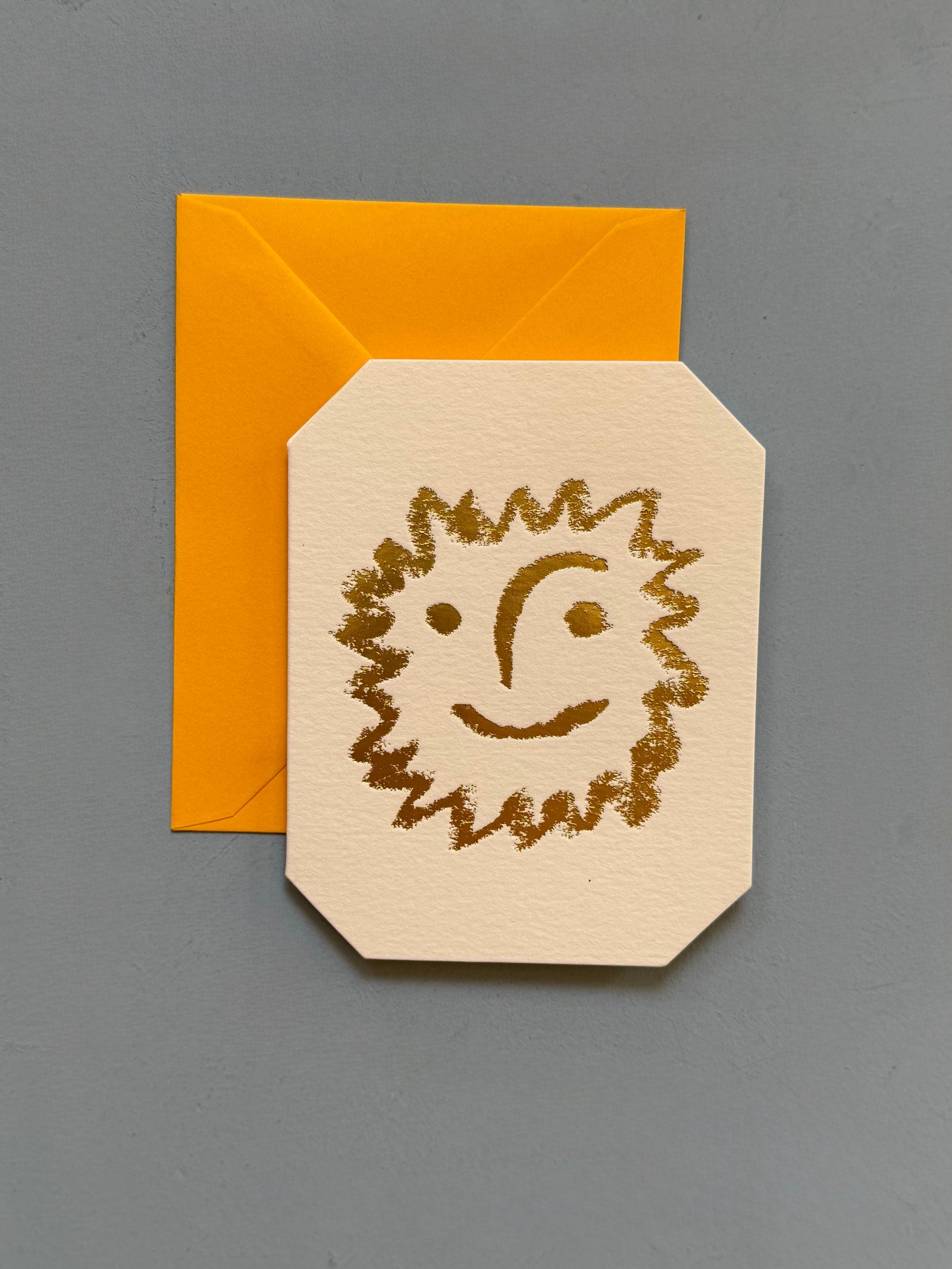 Sunshine Face Card