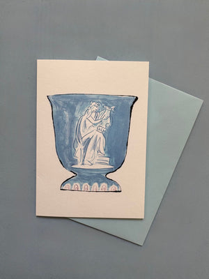 Greek Goddess Vase Card
